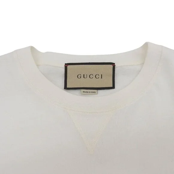 Gucci 24 SS 100% Cotton Webline Logo - Picture 3 of 9